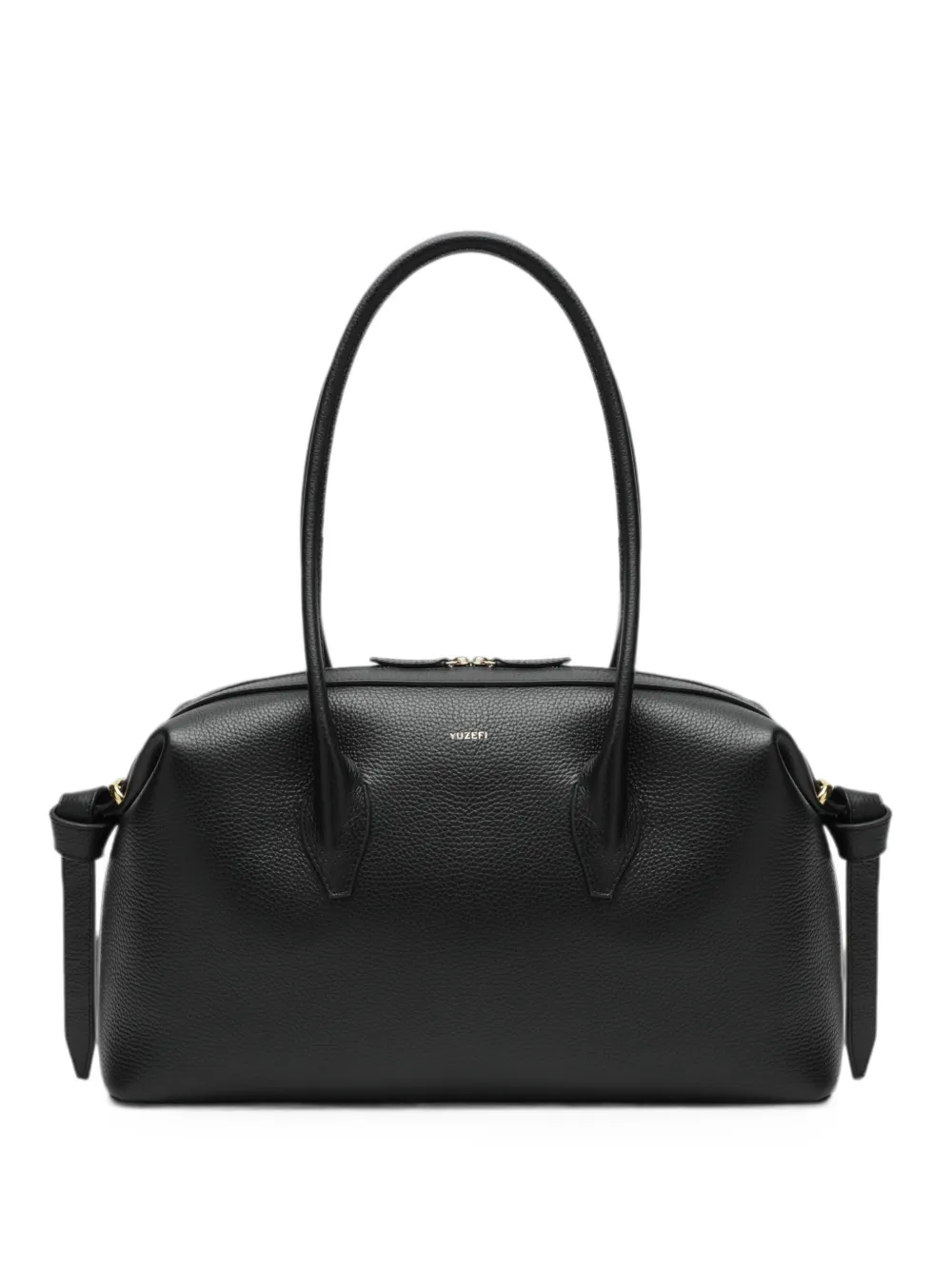 Yuzefi Brioche leather shoulder bag - Nero