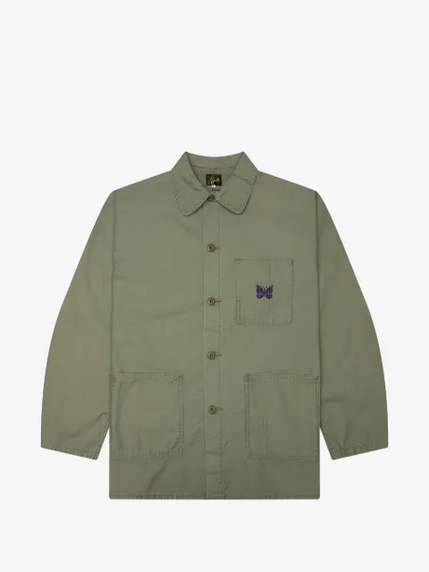 Needles Reversed Sateen butterfly-embroidered jacket