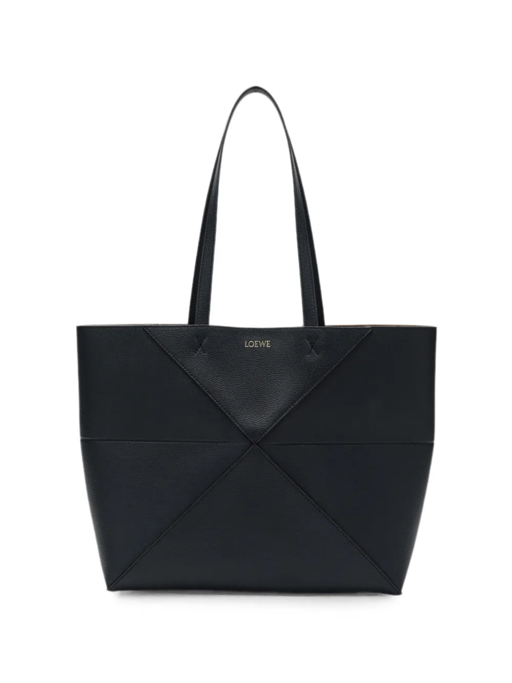 LOEWE Puzzle leather tote bag - Blu