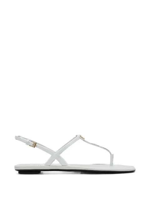Prada triangle-logo buckle-fastening sandals