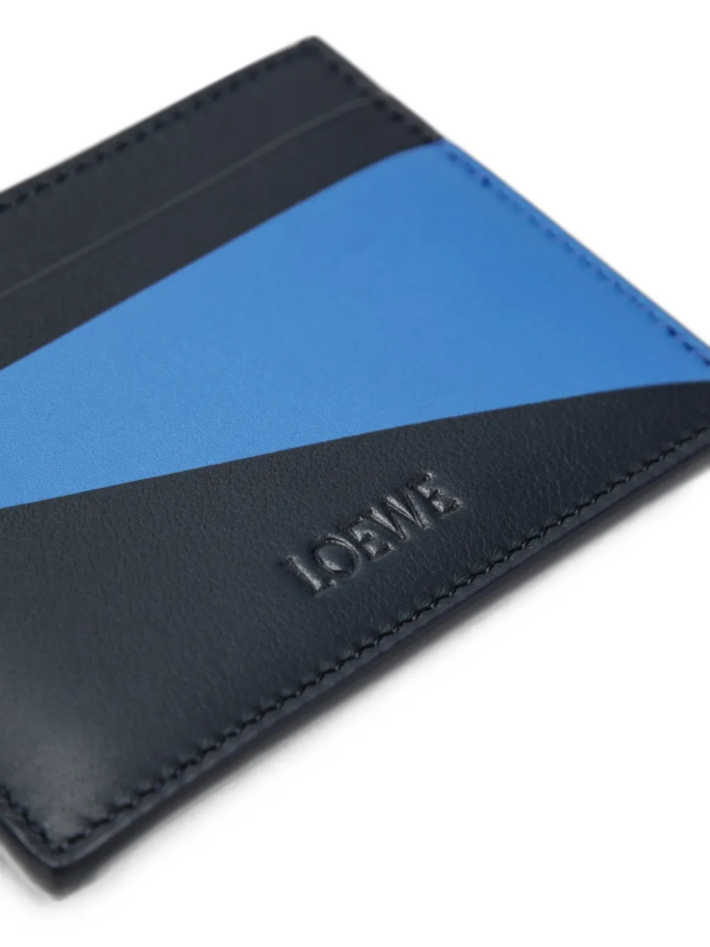 LOEWE Pasjeshouder met colourblocking Blauw