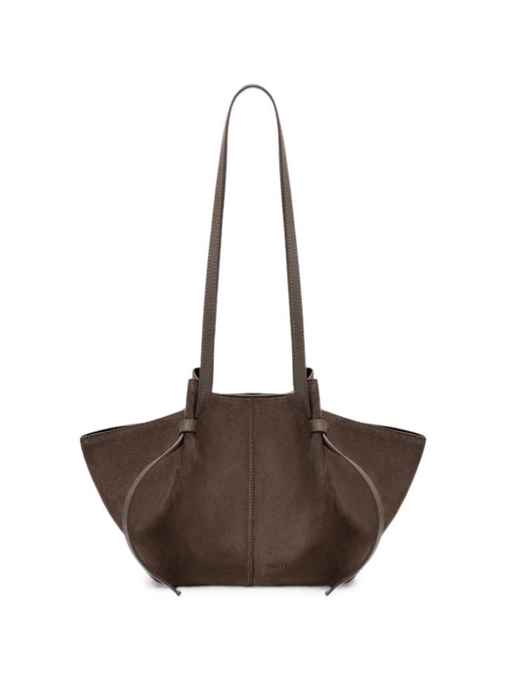 Yuzefi Mochi suede shoulder bag - Marrone