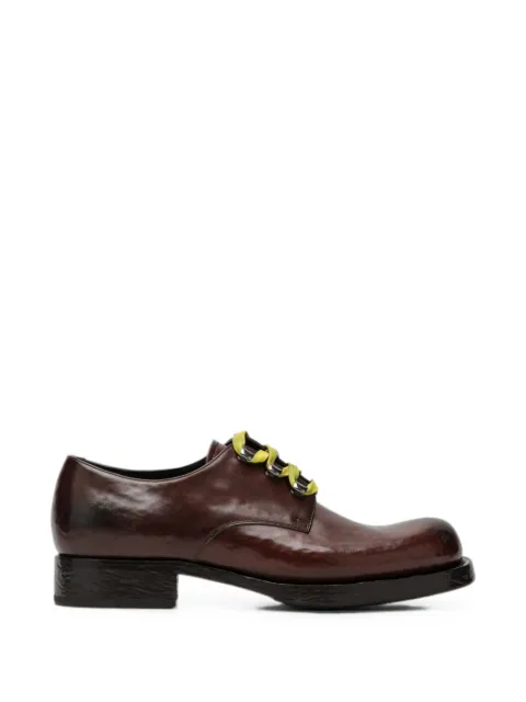 Prada leather lace-up shoes