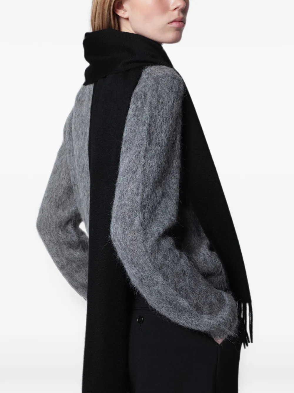 Max Mara Kasjmier sjaal Zwart