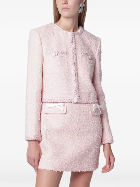 Self-Portrait sequin-embellished bouclé jacket