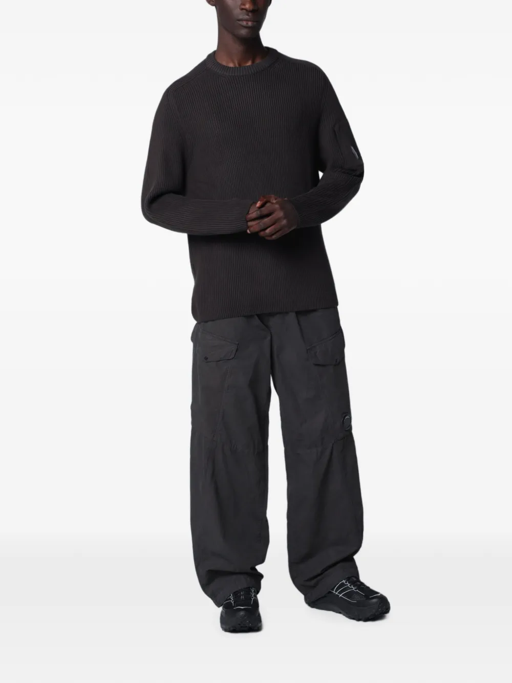C.P. Company cargo wide-leg trousers Grijs
