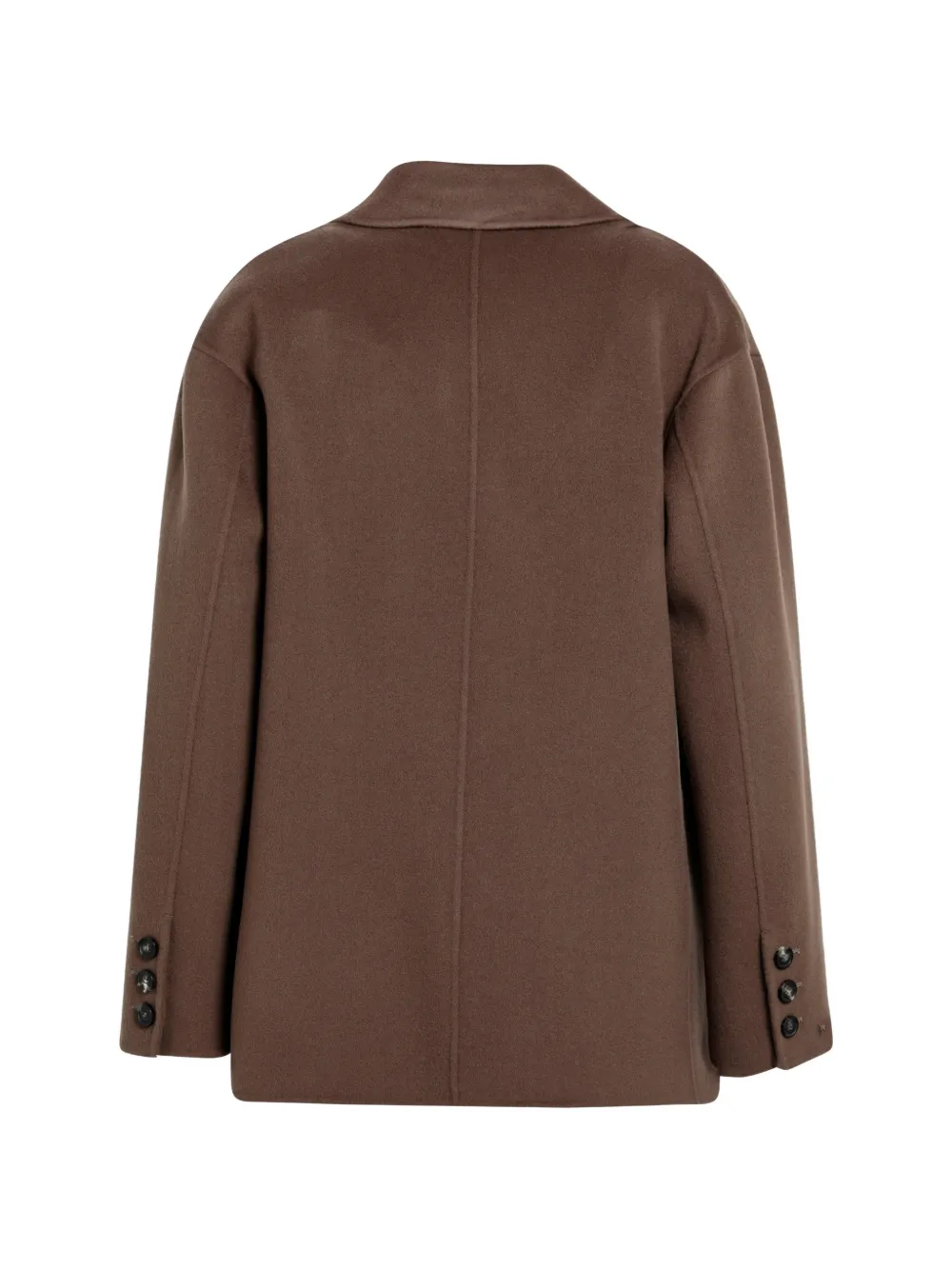 'S Max Mara Jack met klepzak en knoopsluiting Bruin