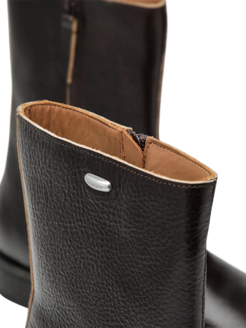 OUR LEGACY Camion leather biker boots Bruin