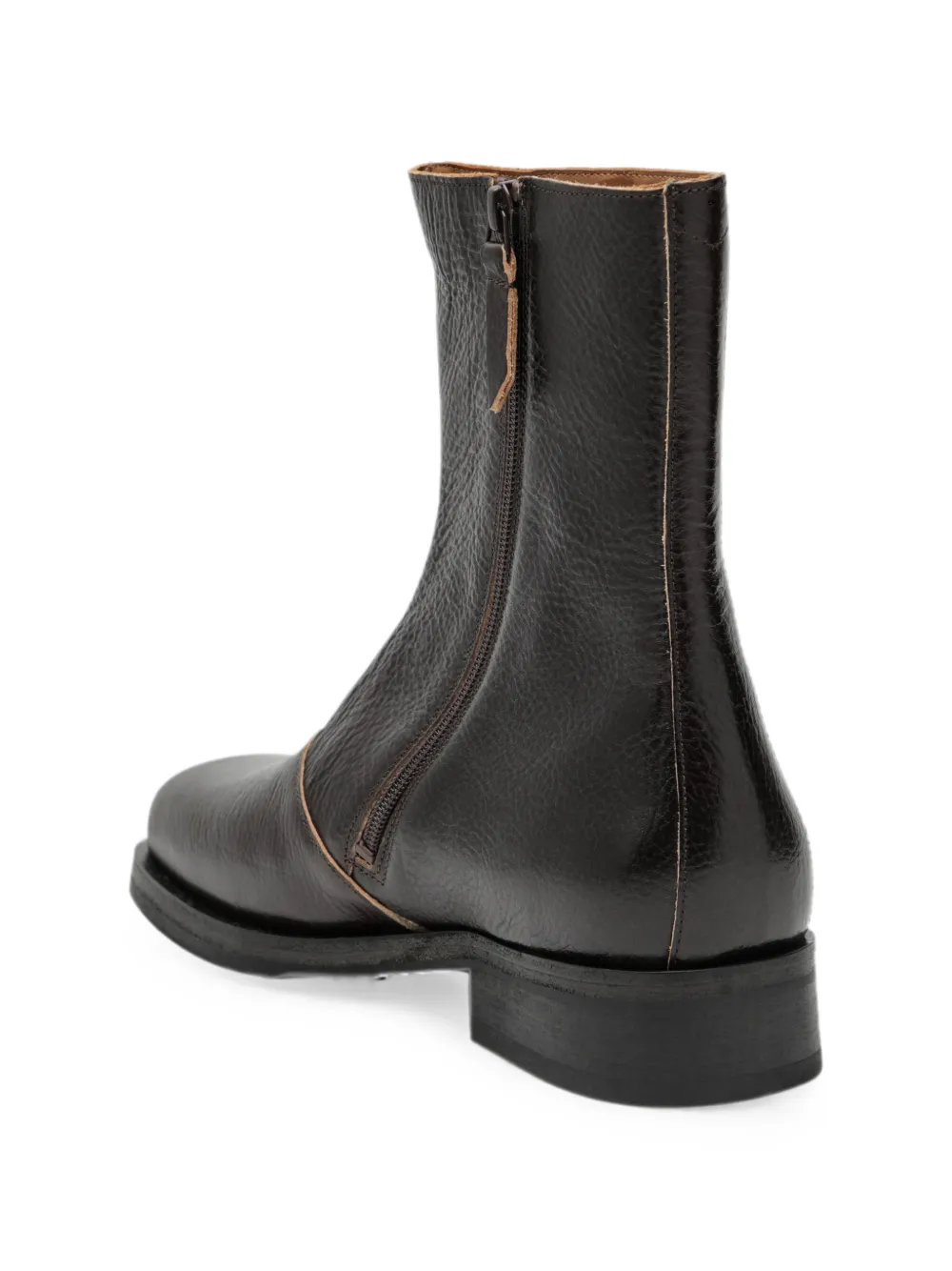 OUR LEGACY Camion leather biker boots Bruin