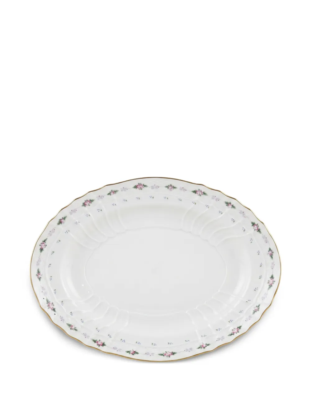 GINORI 1735 Vecchio Ginori floral-print serving platter - Weiß
