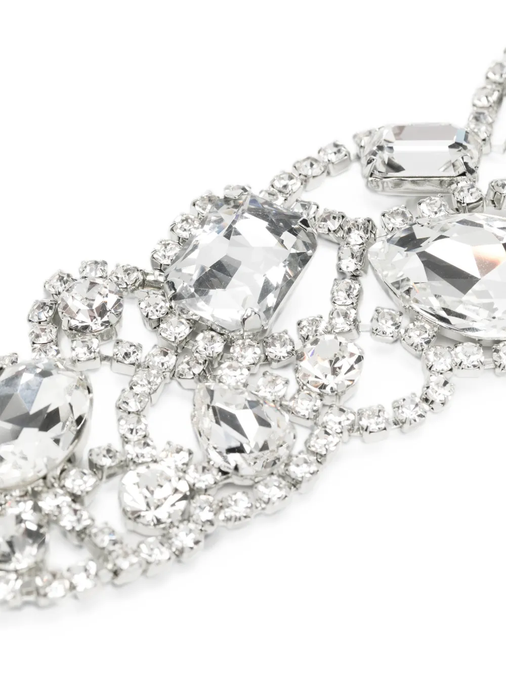 Magda Butrym Crystal-embellished Choker Necklace in Silver, view 3
