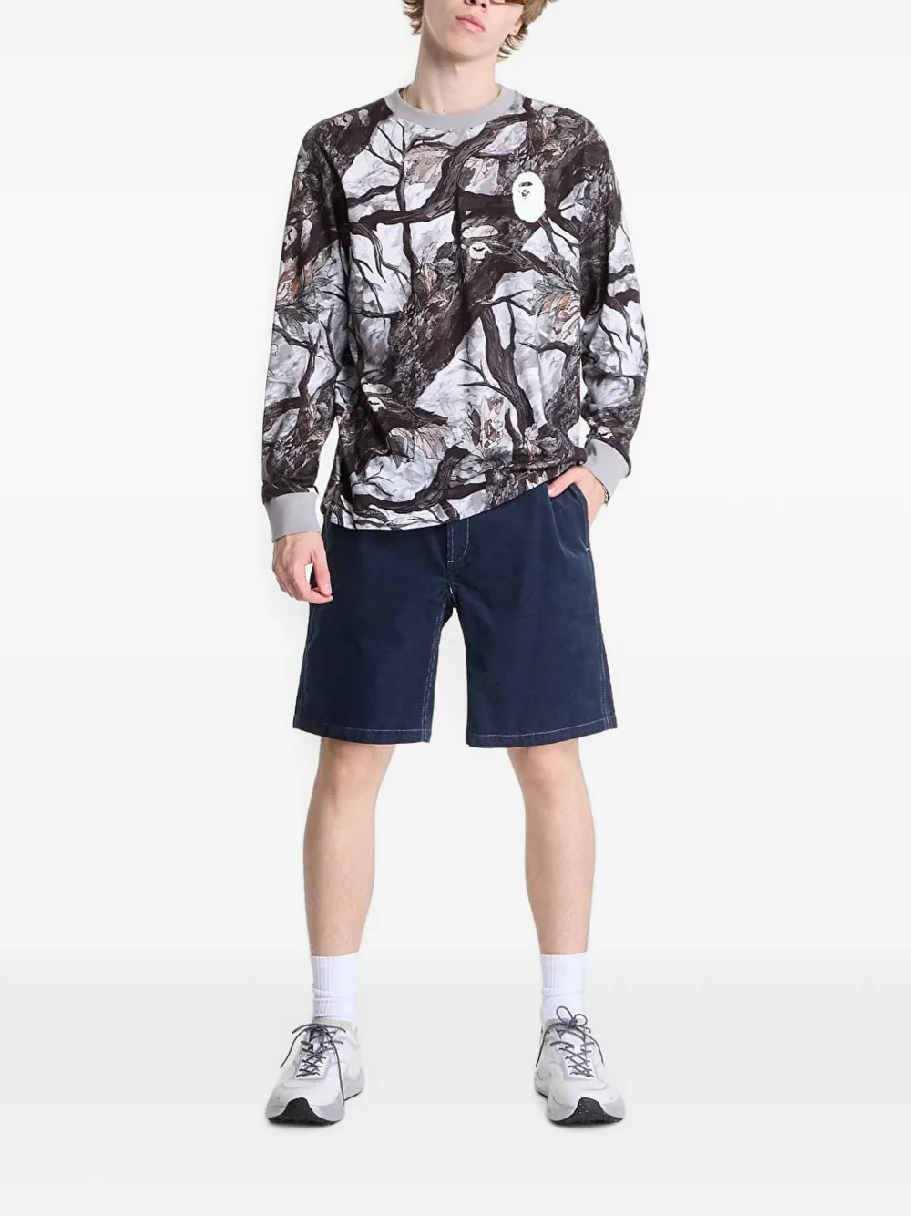 Gramicci G-Short ribfluwelen shorts Blauw