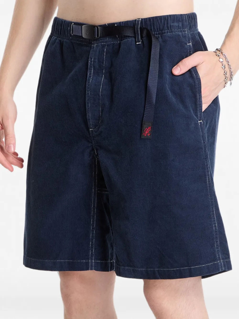 Gramicci G-Short ribfluwelen shorts Blauw