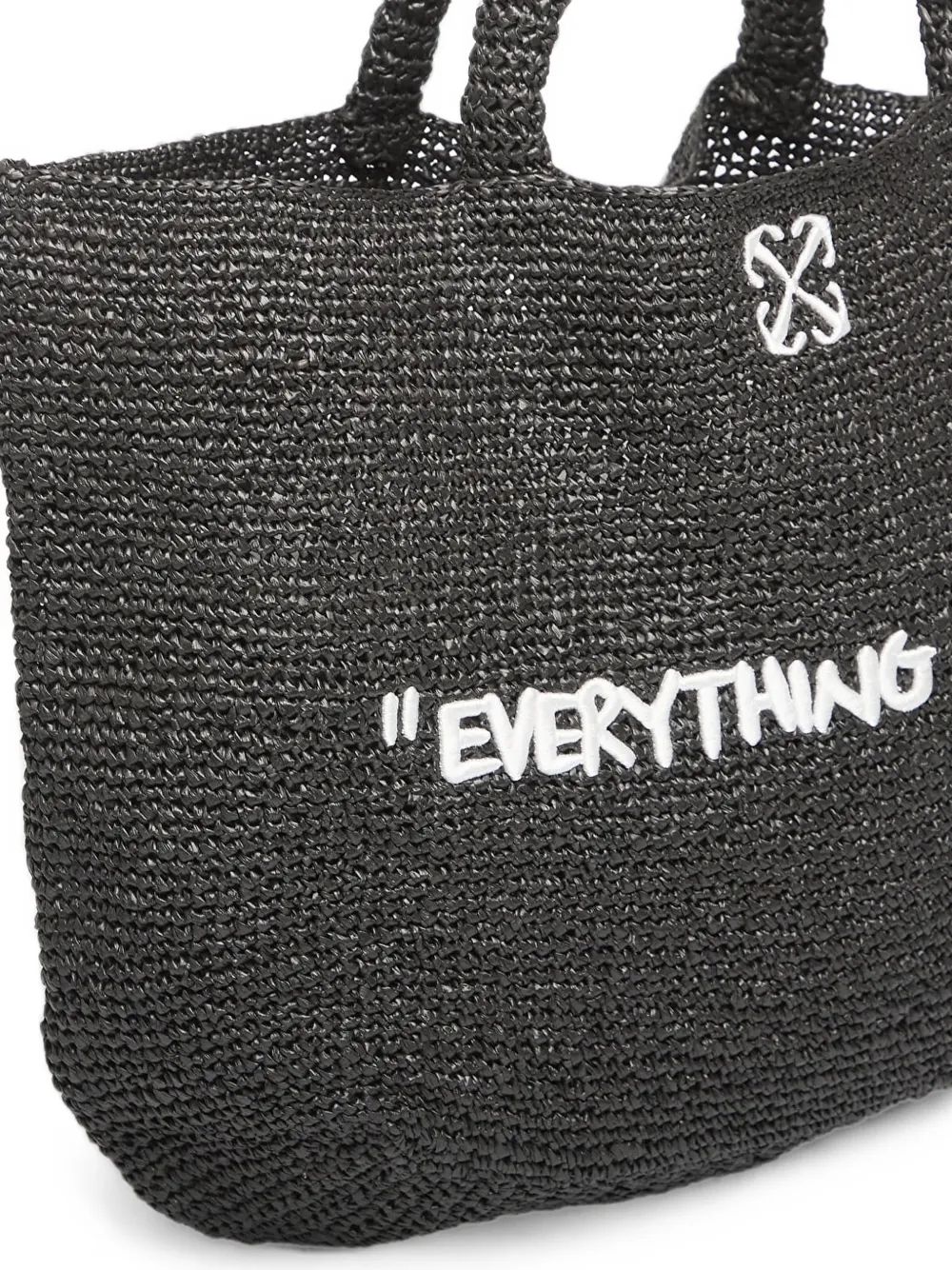Off-White Jitney shopper Zwart