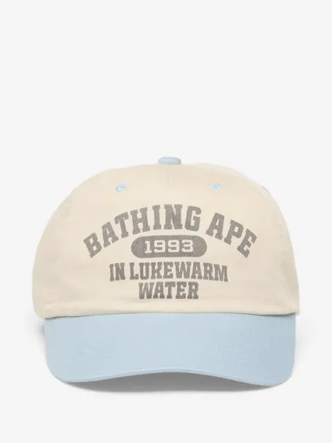 A BATHING APE® logo-print baseball cap