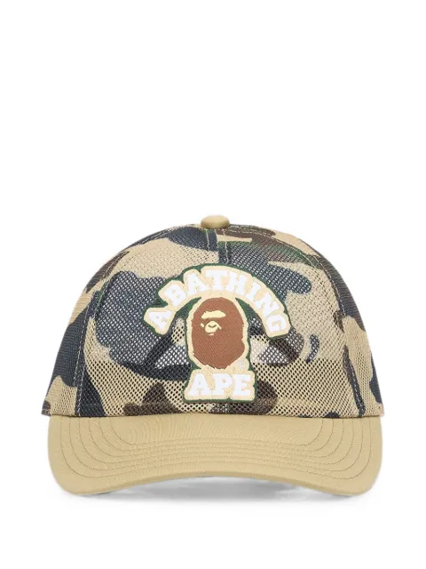 A BATHING APE® gorra con parche del logo