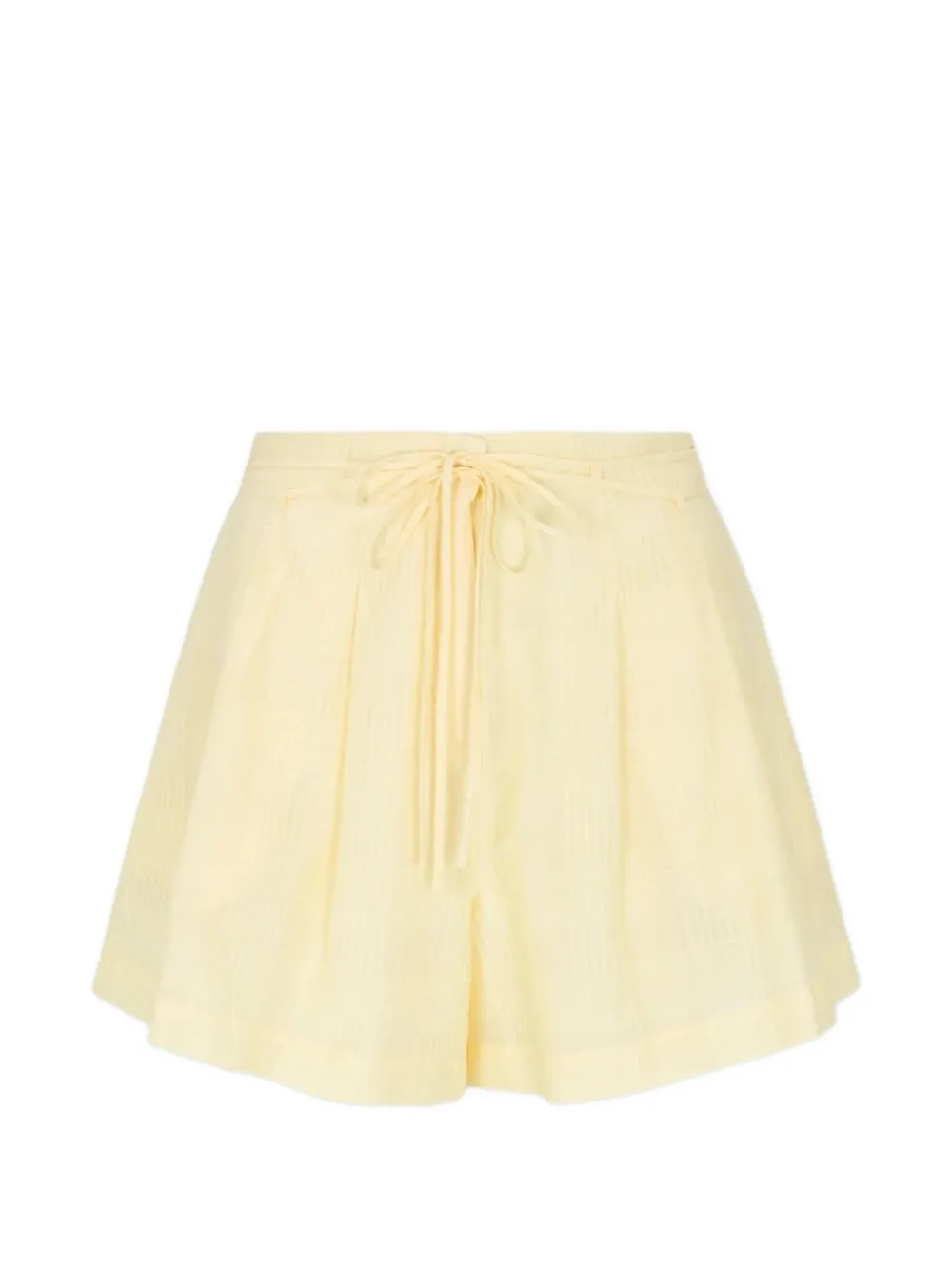 HEVRON Aster plaid shorts - Giallo