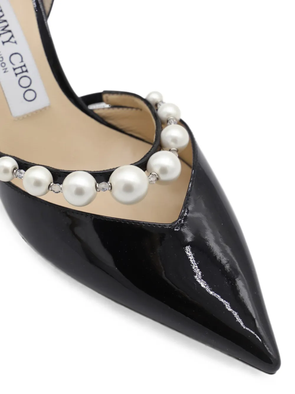 Jimmy Choo Aurelie pearl-embellished pumps Zwart