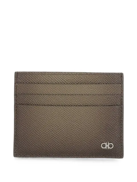 Ferragamo Gancio-plaque card holder