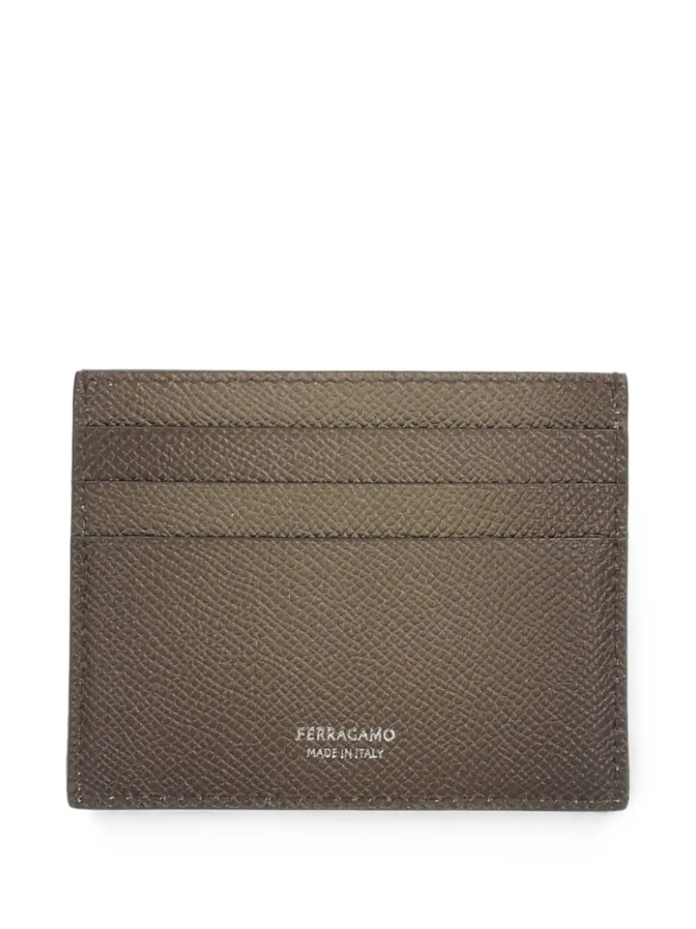 Ferragamo Pasjeshouder met Gancio-plakkaat Bruin
