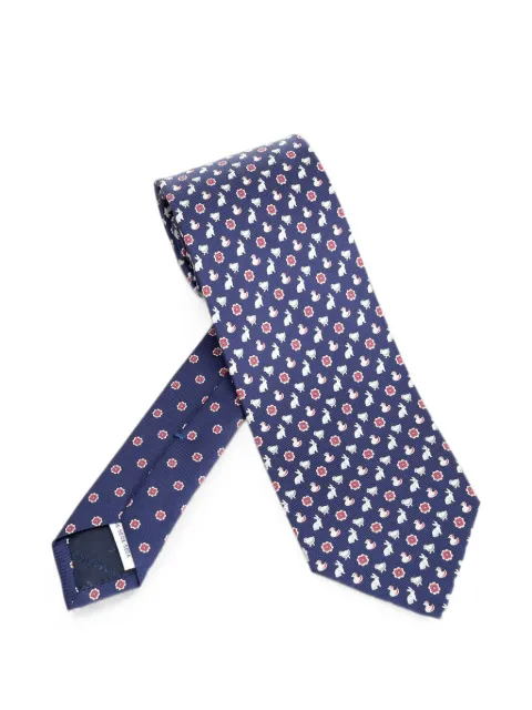 Ferragamo pointed-tip tie