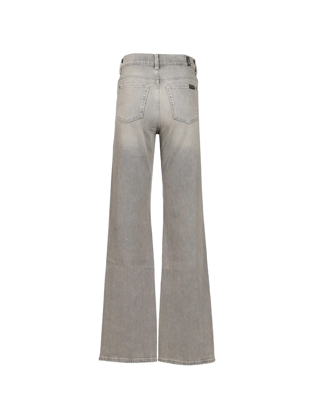 7 For All Mankind Tess jeans met wijde pijpen Grijs