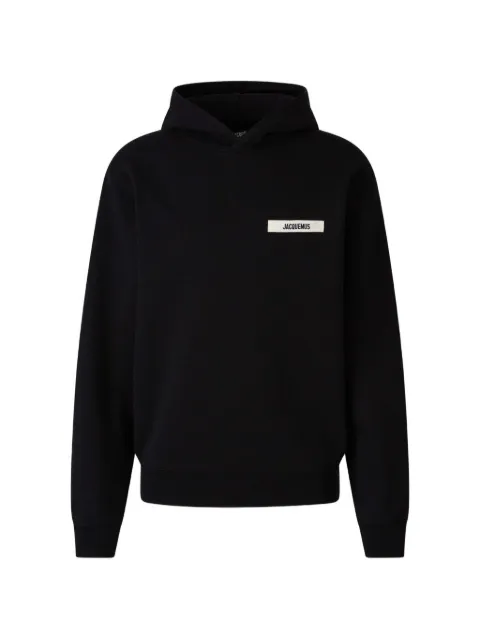 Jacquemus logo-patch hoodie