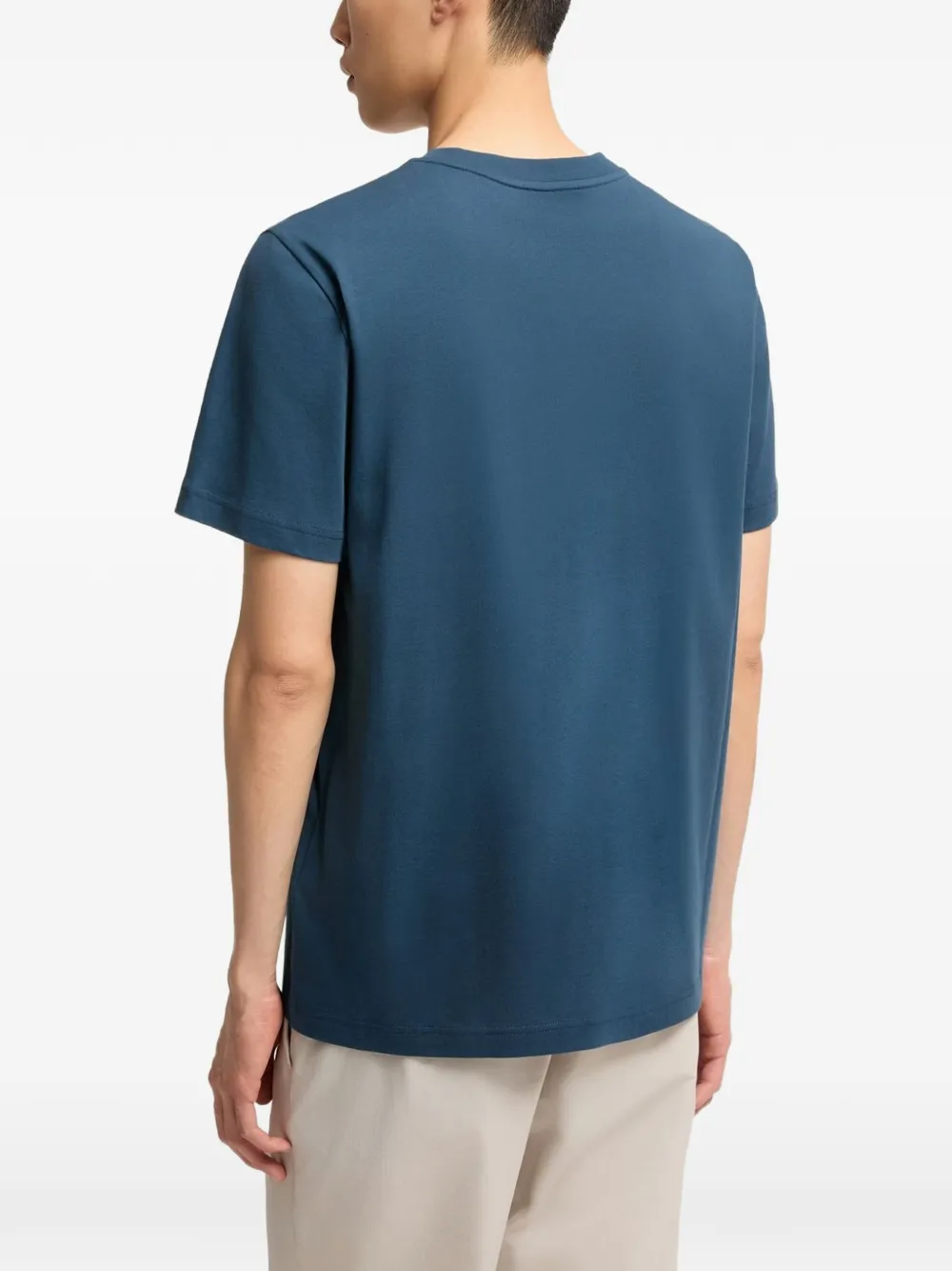 Moncler T-shirt met logopatch Blauw