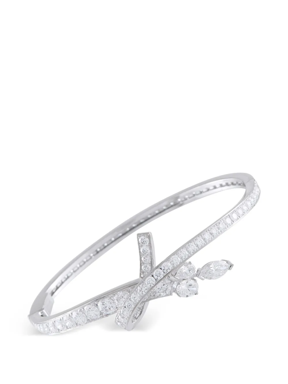 CHANEL Pre-Owned Zina diamond bracelet - Argento