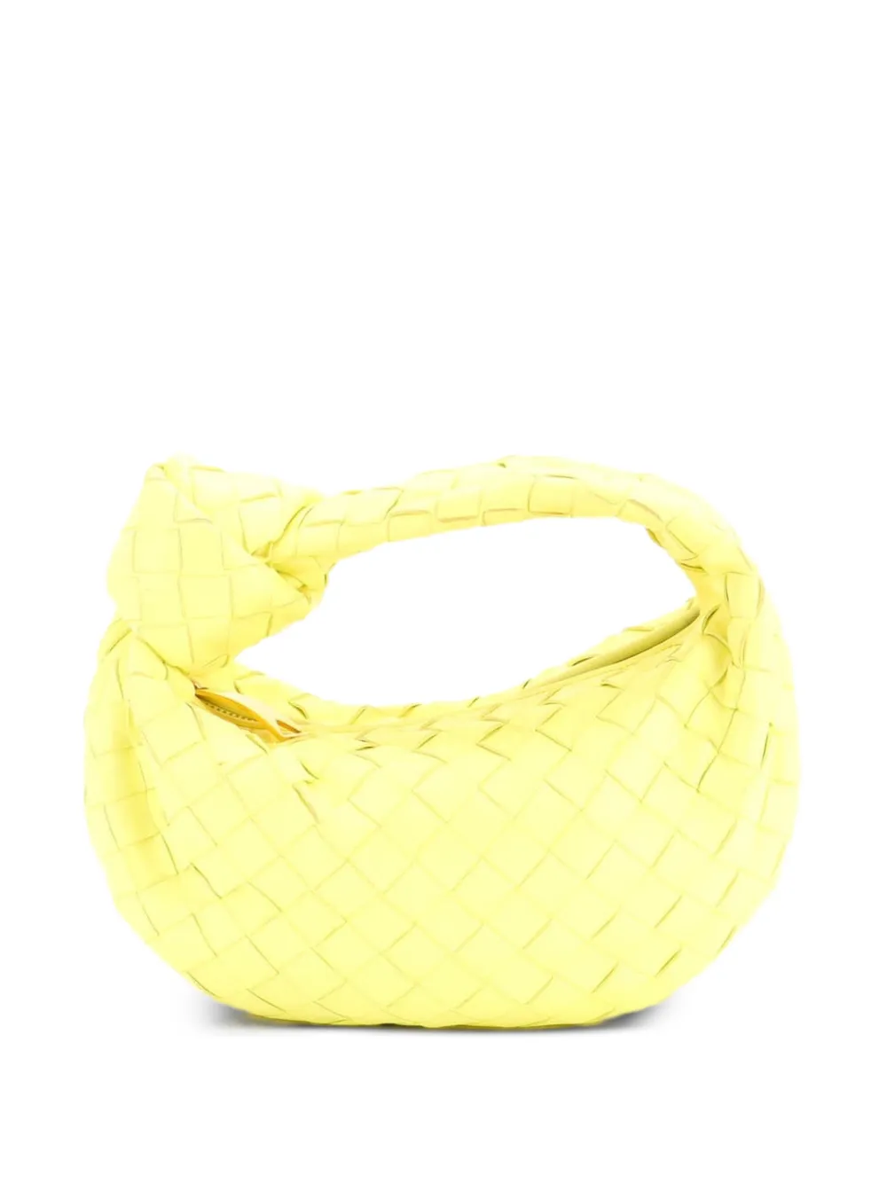 Bottega Veneta Pre-Owned Mini BV Jodie Intrecciato Beuteltasche - Gelb