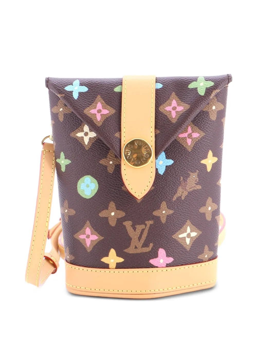 Louis Vuitton Pre-Owned Envelope Pouch Tyler the Creator Monogram Craggy Canvas shoulder bag - Brown