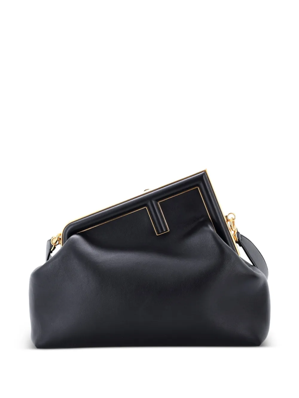 Fendi Pre-Owned First Bag Leather Medium clutch bag - Black