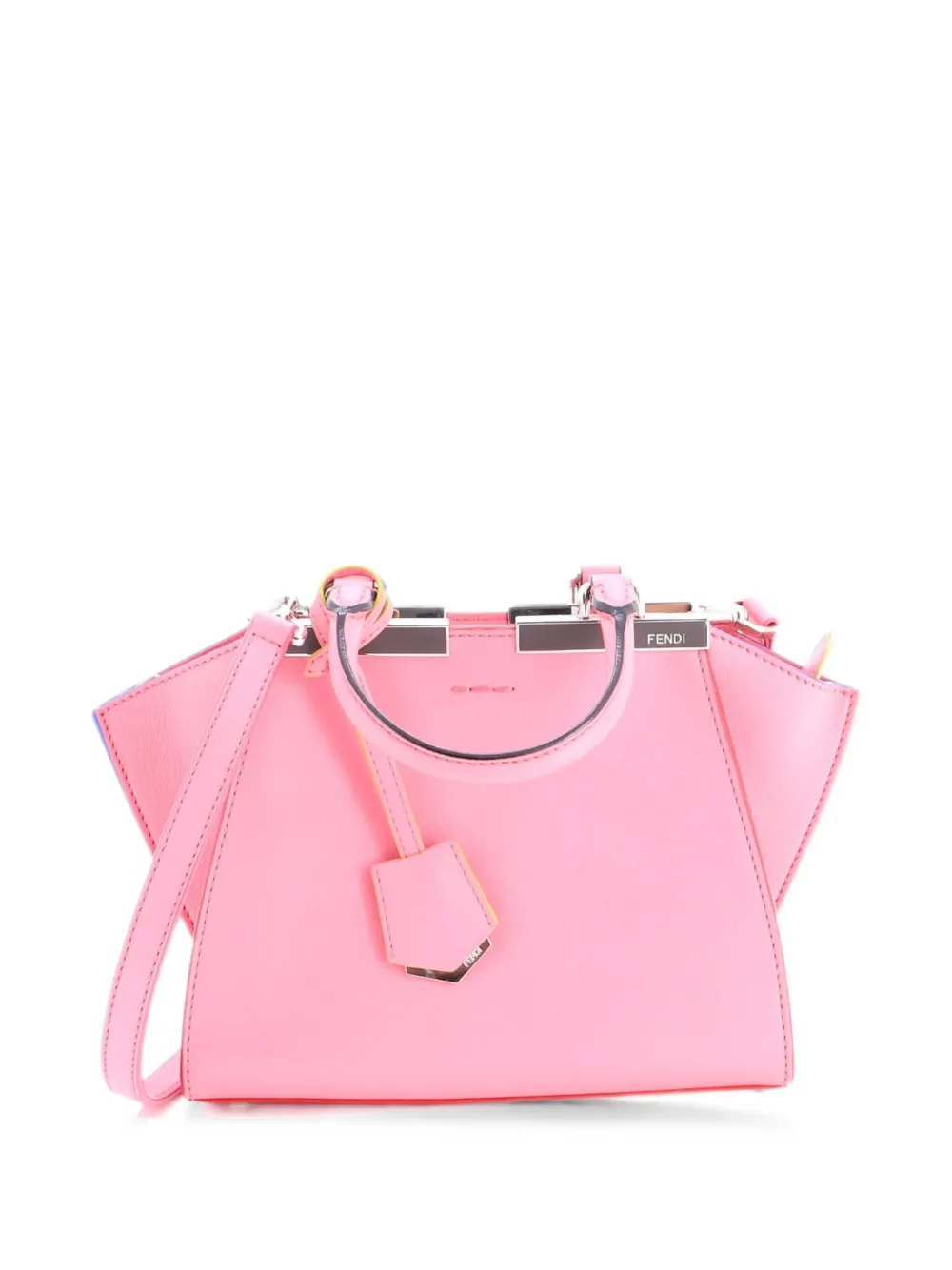 Fendi Pre-Owned 3Jours Bag Leather Mini crossbody bag - Rosa