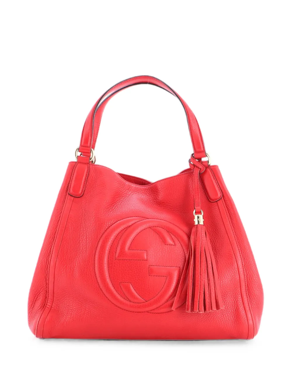 Gucci Pre-Owned Soho Leather Medium shoulder bag - Rosso