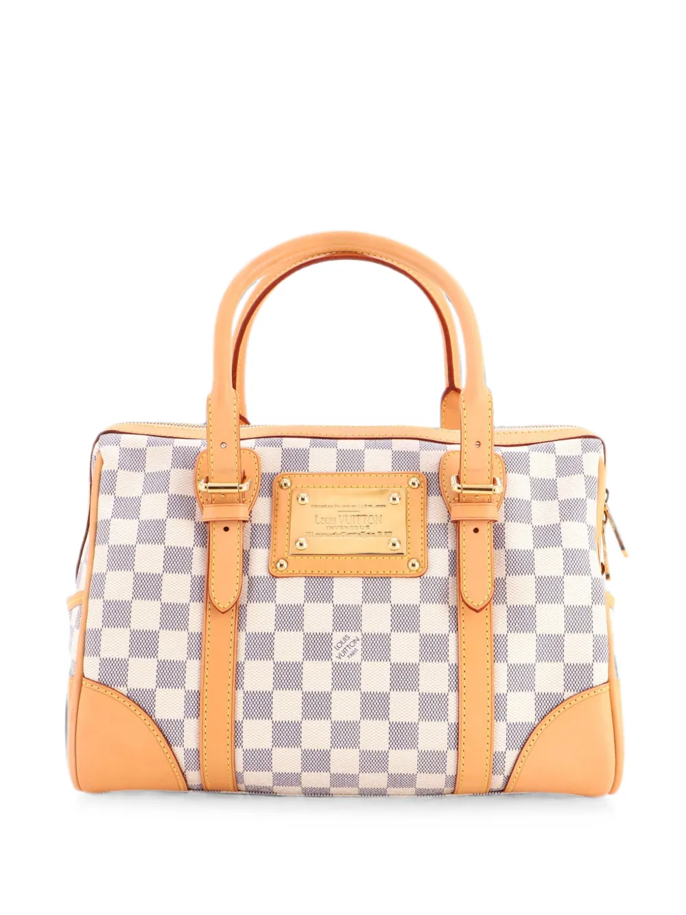 Louis Vuitton Pre-Owned Berkeley Handbag Damier shoulder bag - White