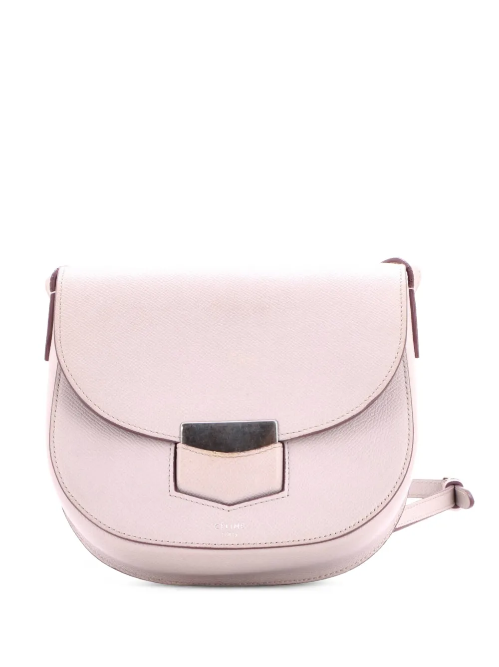 Celine Pre-Owned Trotteur Grainy Leather Small crossbody bag - Grey
