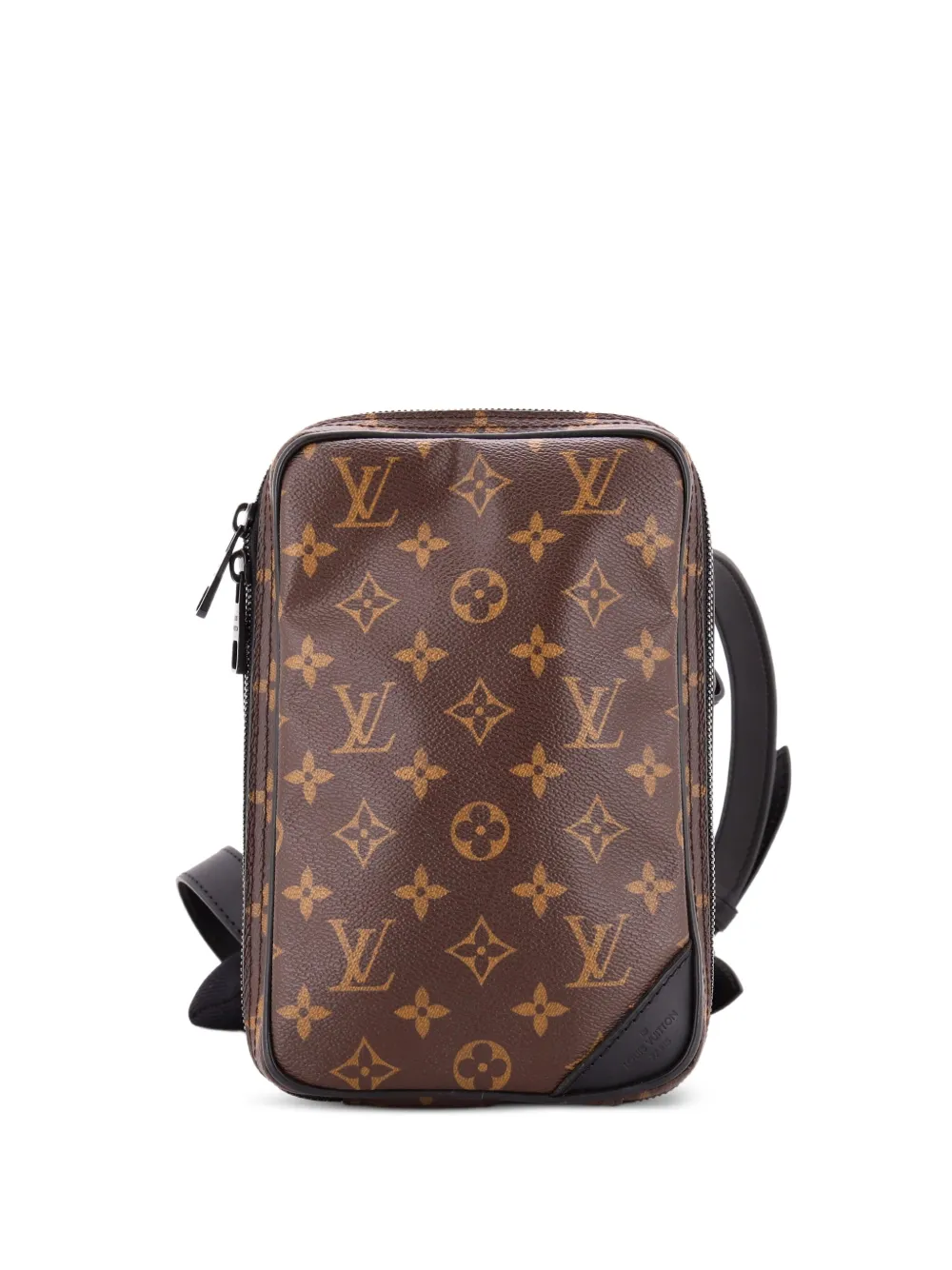 Louis Vuitton Pre-Owned Borsa a tracolla Solar Ray Utility Side in tela con monogramma - Marrone