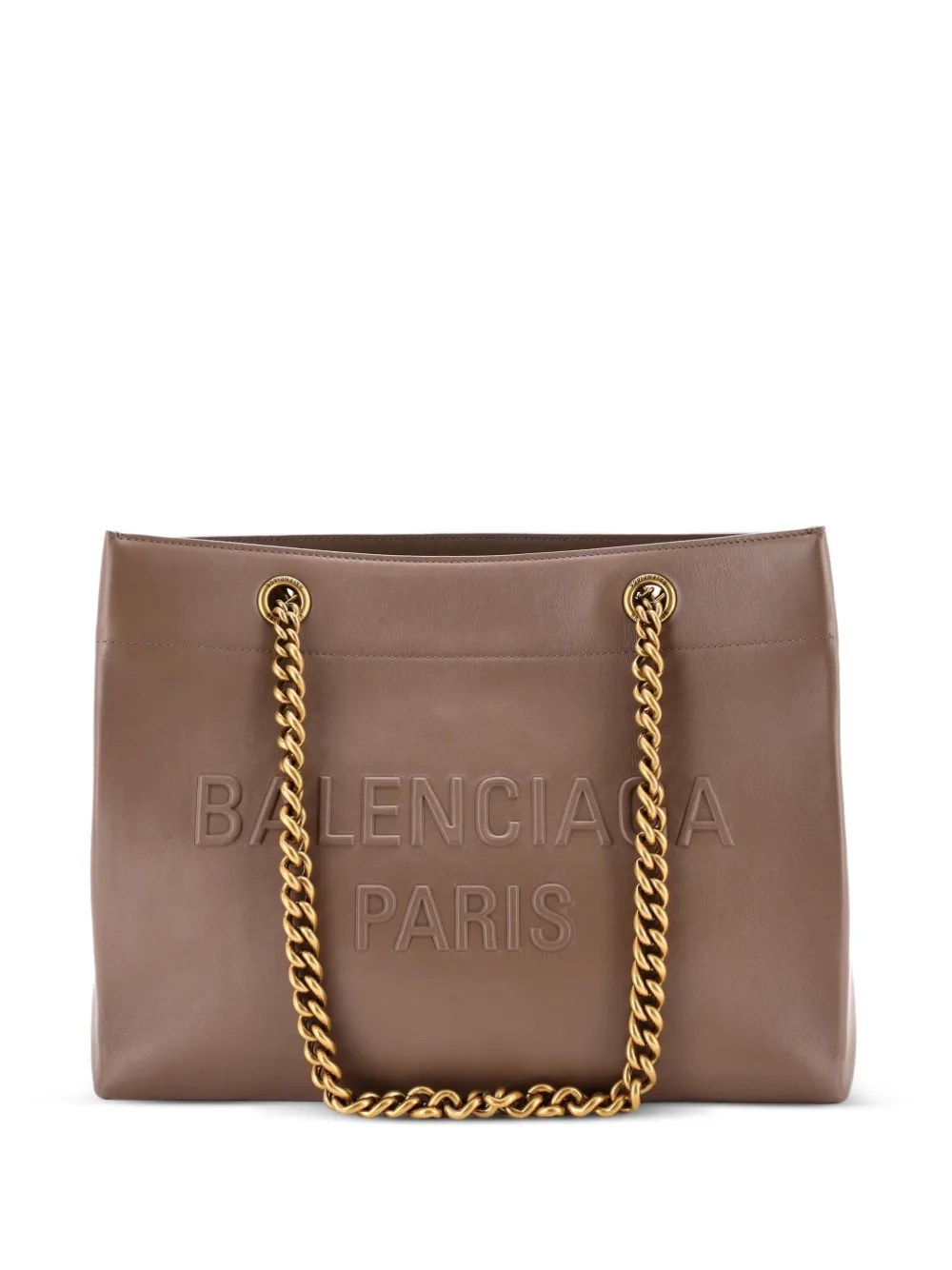 Balenciaga Pre-Owned Mittelgroßer Duty Free Chain Tote Bag - Braun