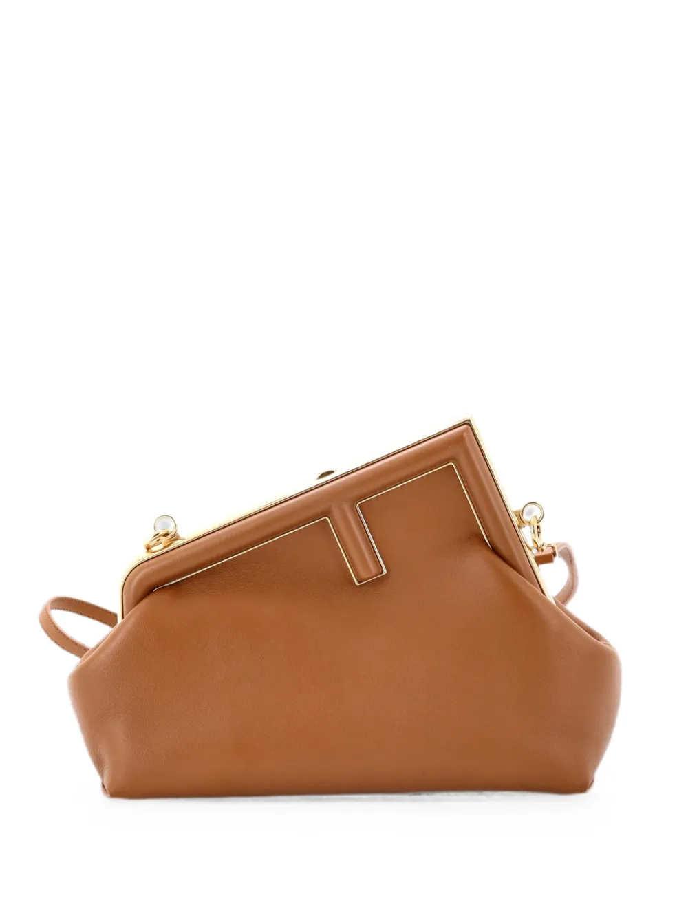 Fendi Pre-Owned First Bag Leather Small clutch bag - Marrone