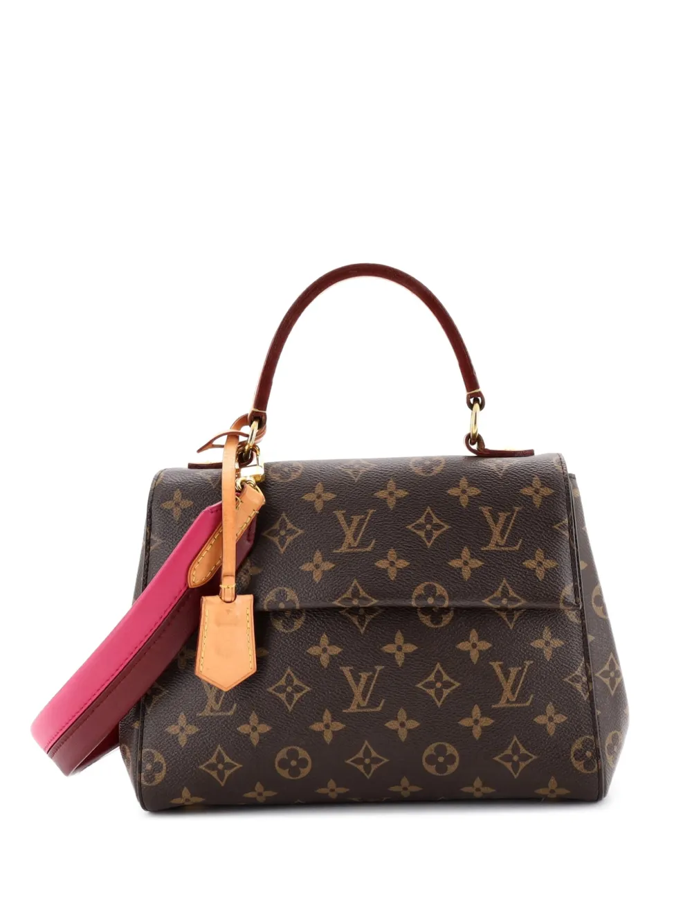 Louis Vuitton Pre-Owned Cluny Top Handle Bag Monogram Canvas BB satchel - Brown