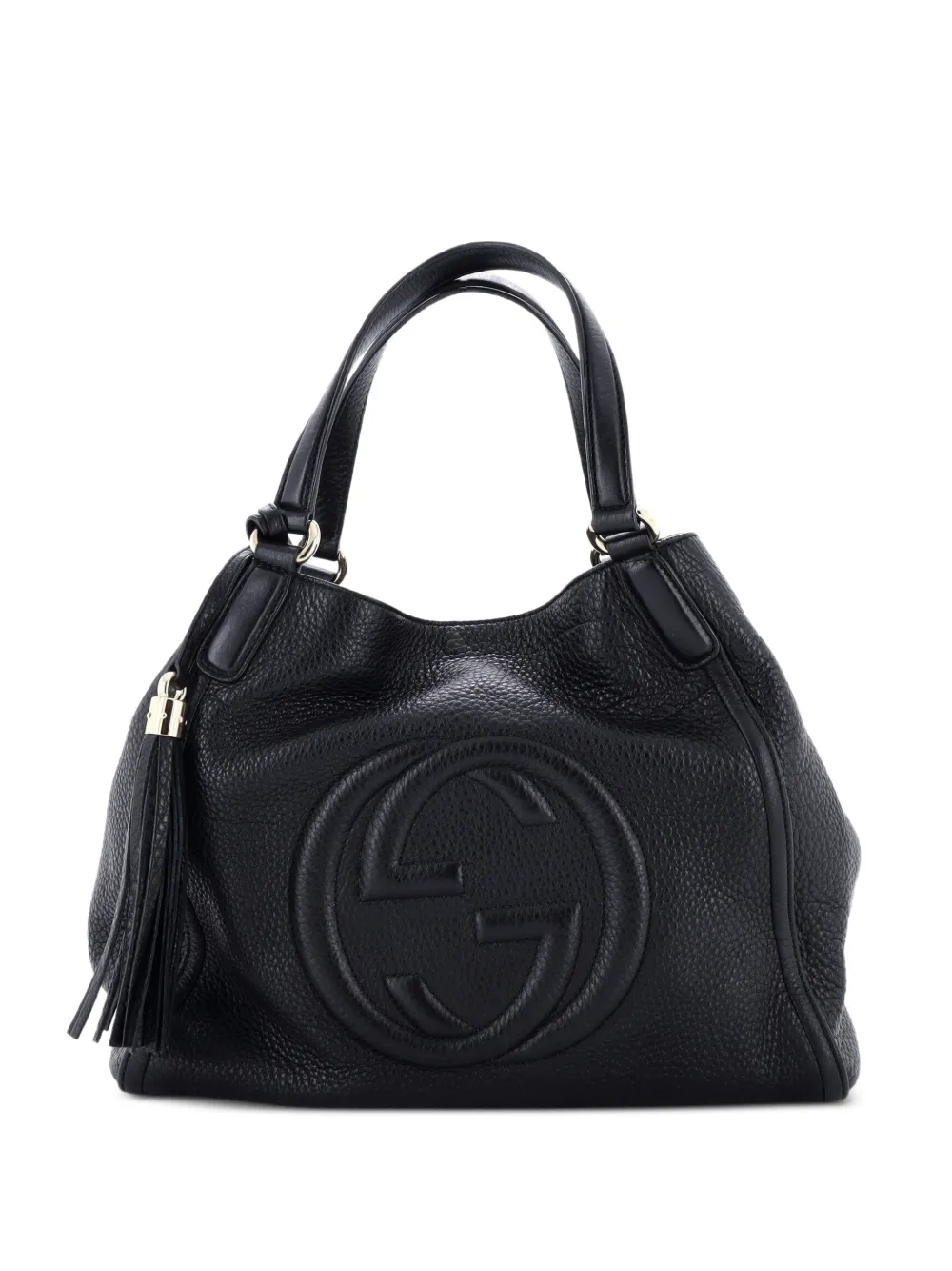 Gucci Pre-Owned Borsa a spalla Soho media in pelle - Nero