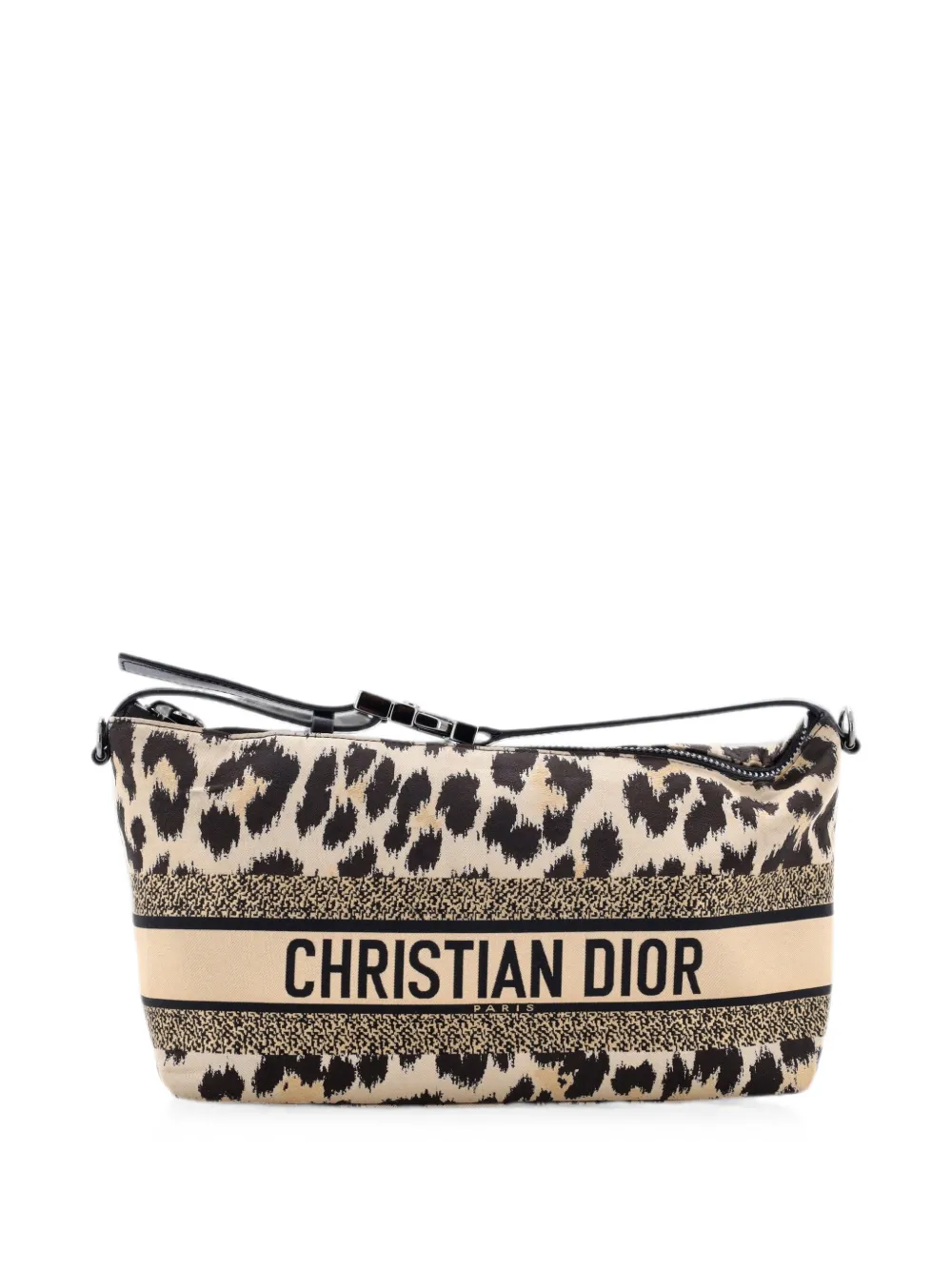 Christian Dior Pre-Owned DiorTravel Nomad Print Technical Fabric Medium pouch - Neutrals