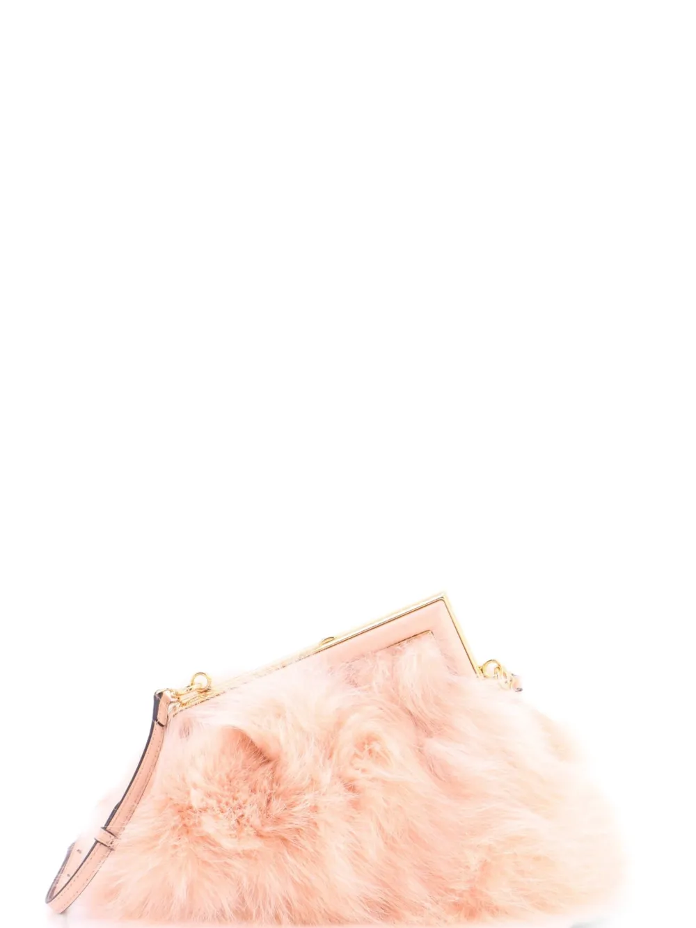 Fendi Pre-Owned First Bag Fur Small shoulder bag - Pink