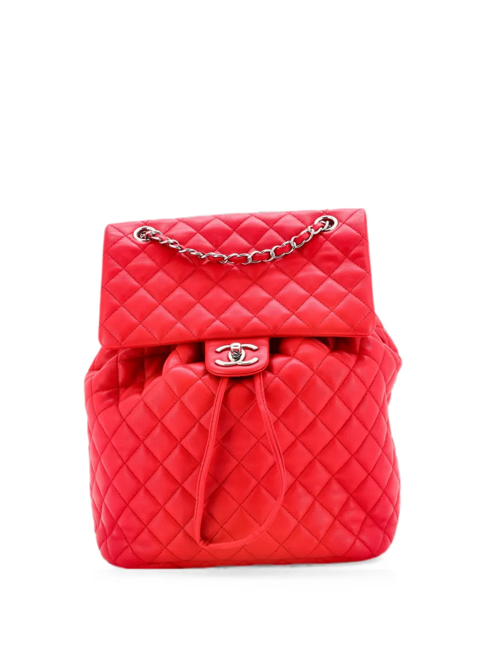 CHANEL Pre-Owned Großer Urban Spirit Rucksack mit Steppung - Rot