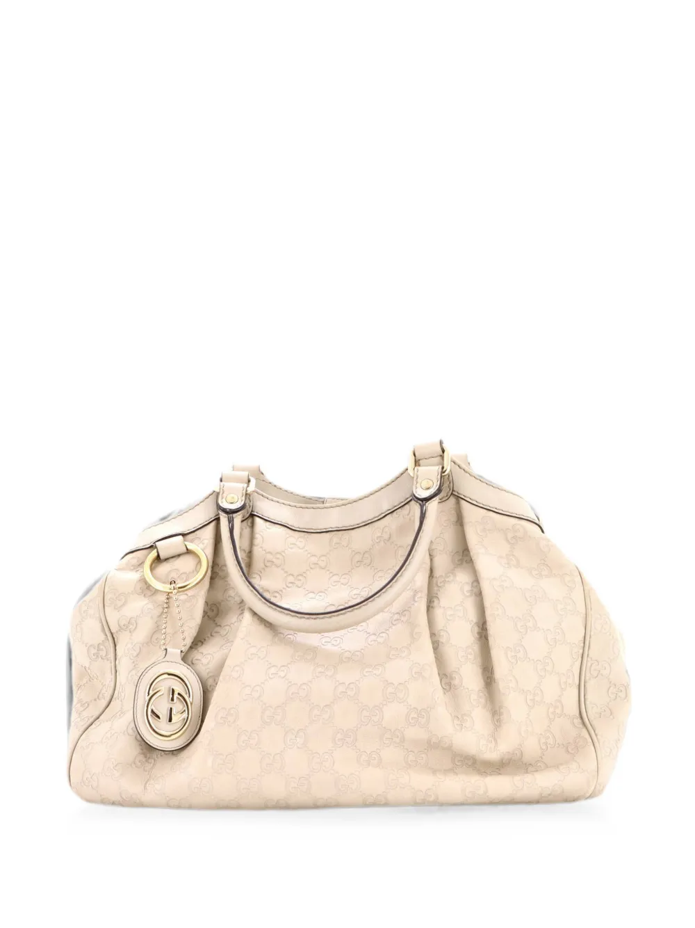Gucci Pre-Owned Mittelgroßer Sukey Guccissima Tote Bag - Nude