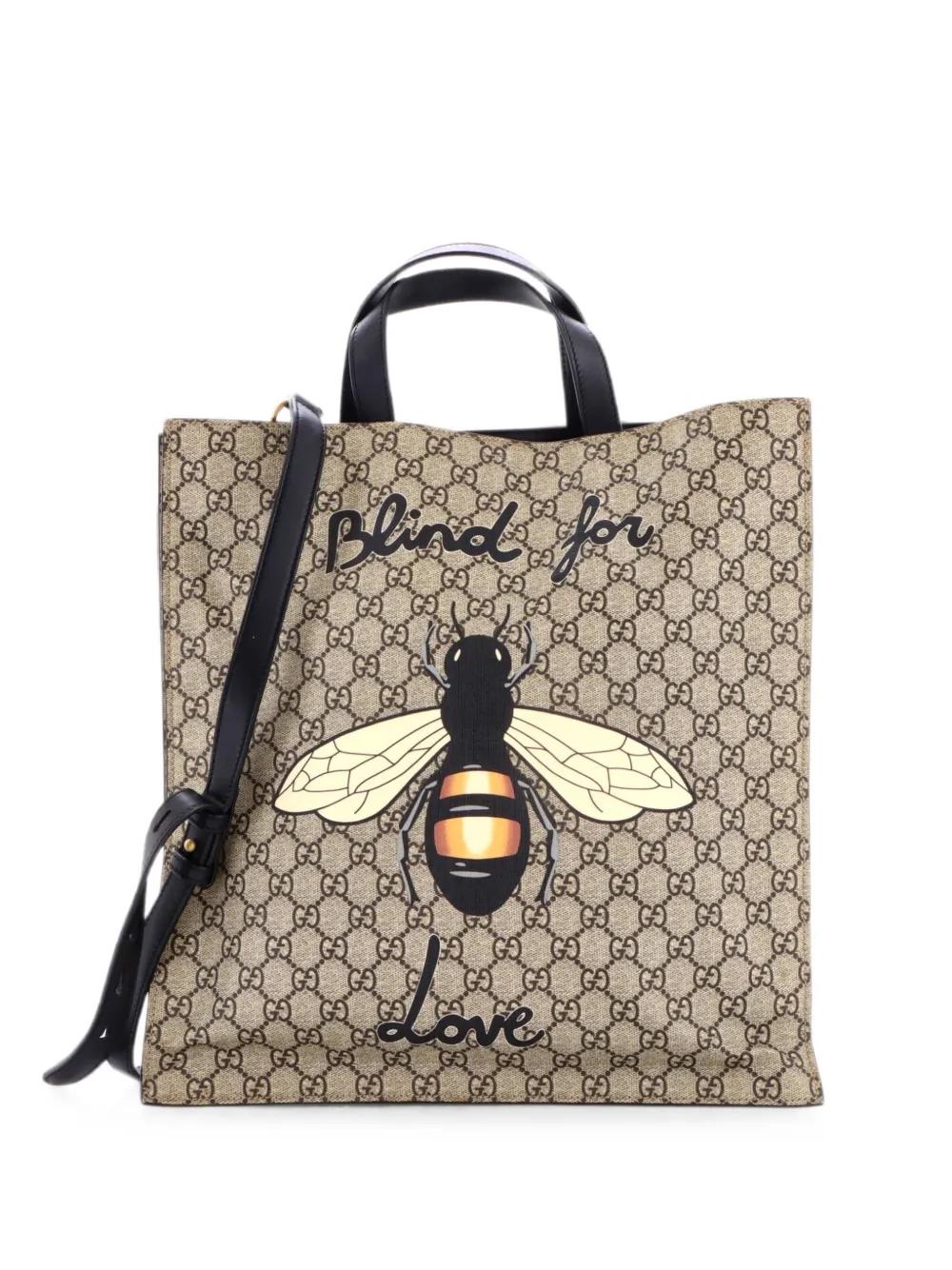 Gucci Pre-Owned Convertible Soft Open Printed GG Coated Canvas Tall tote bag - Marrone