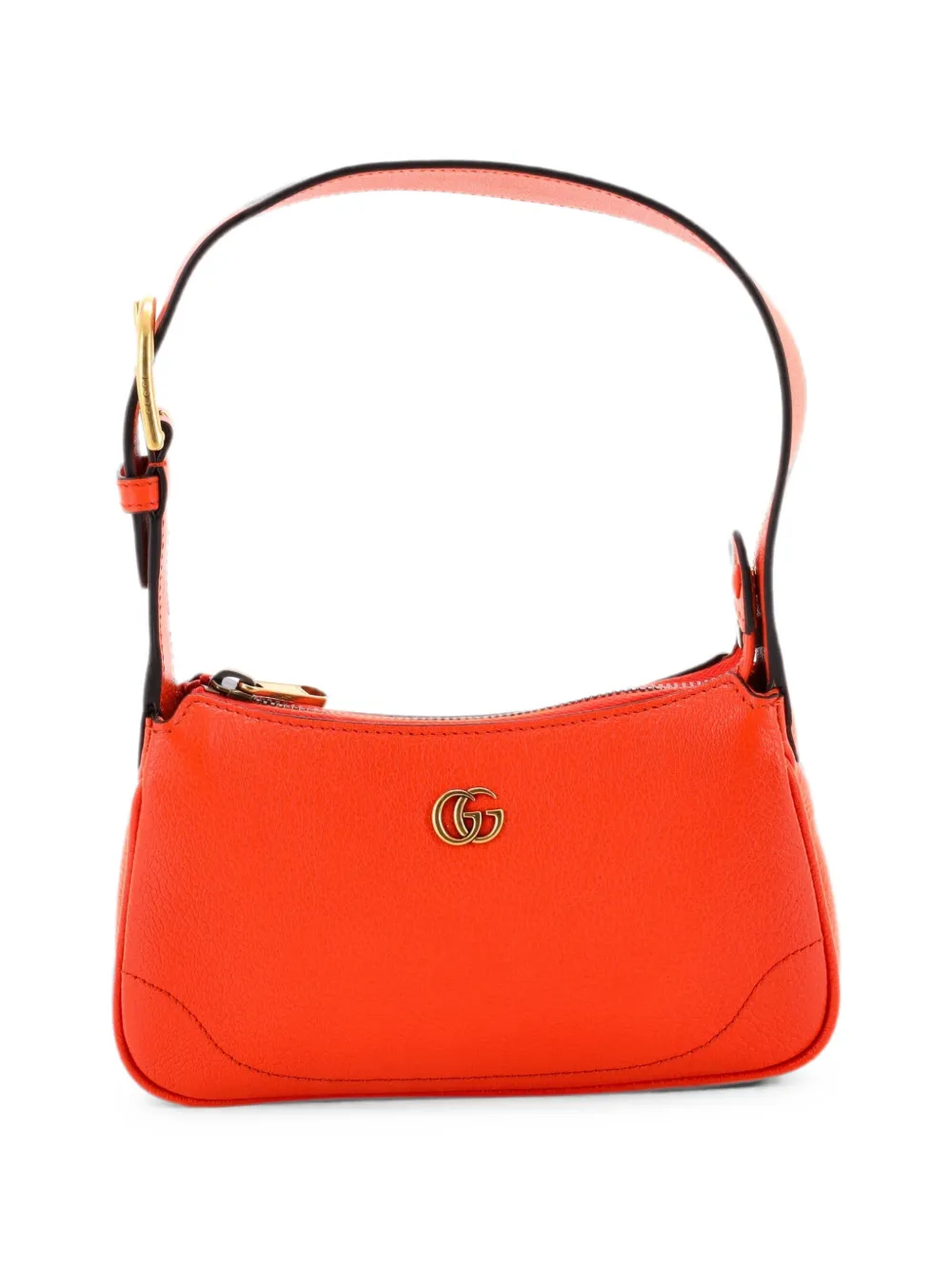 Gucci Pre-Owned Aphrodite Leather Mini shoulder bag - Arancione
