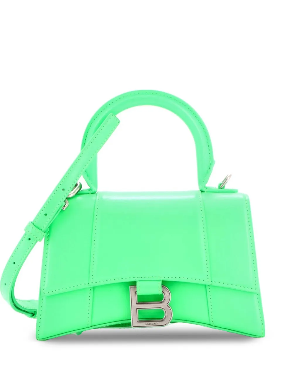 Balenciaga Pre-Owned XS Hourglass Umhängetasche mit Henkel - Grün