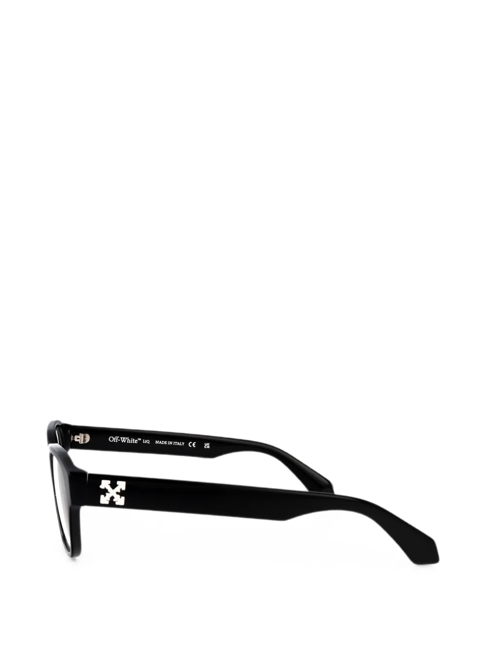 Off-White Eyewear Zonnebril met vierkant montuur en arrows-patroon Zwart