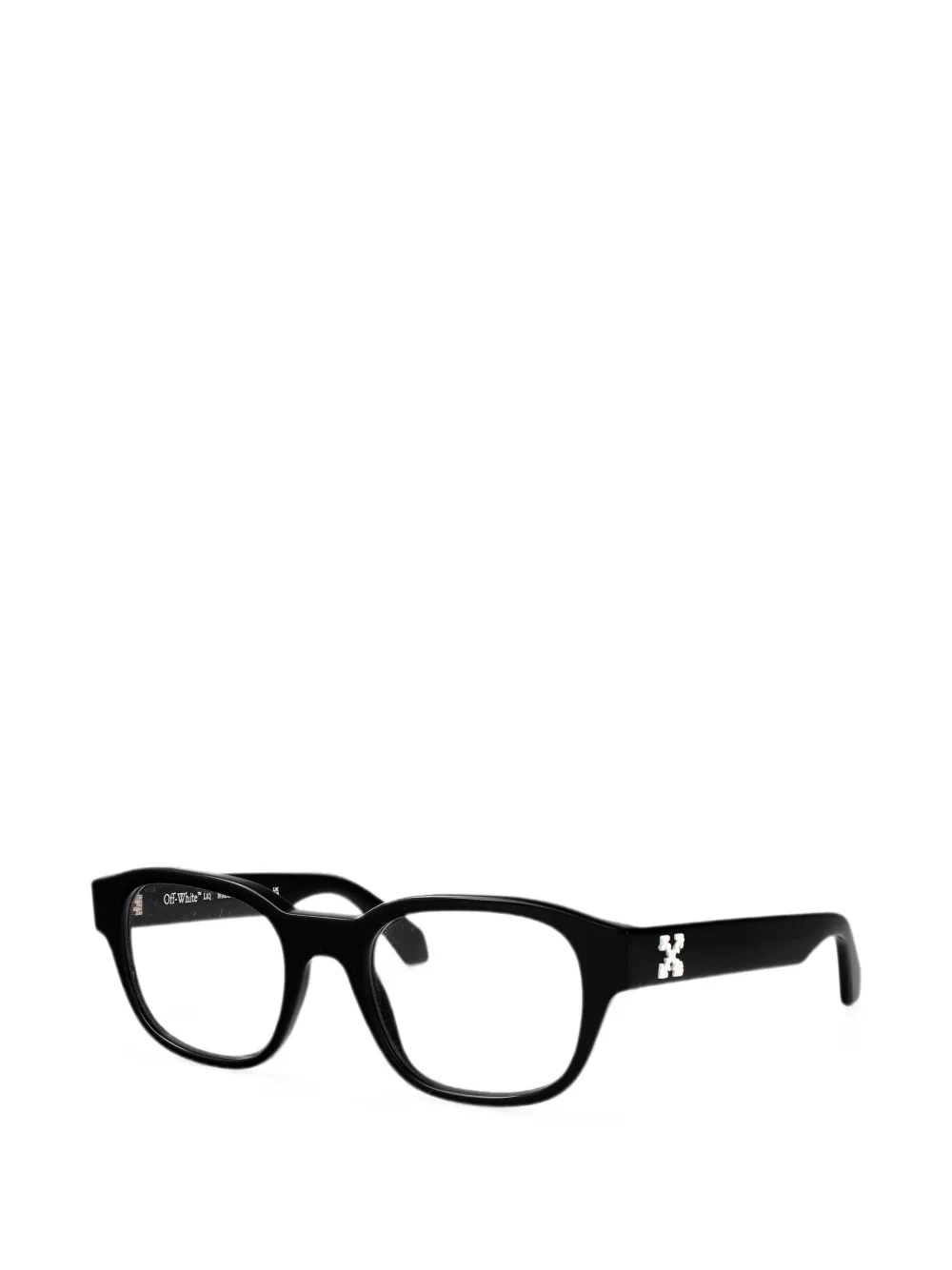 Off-White Eyewear Zonnebril met vierkant montuur en arrows-patroon Zwart
